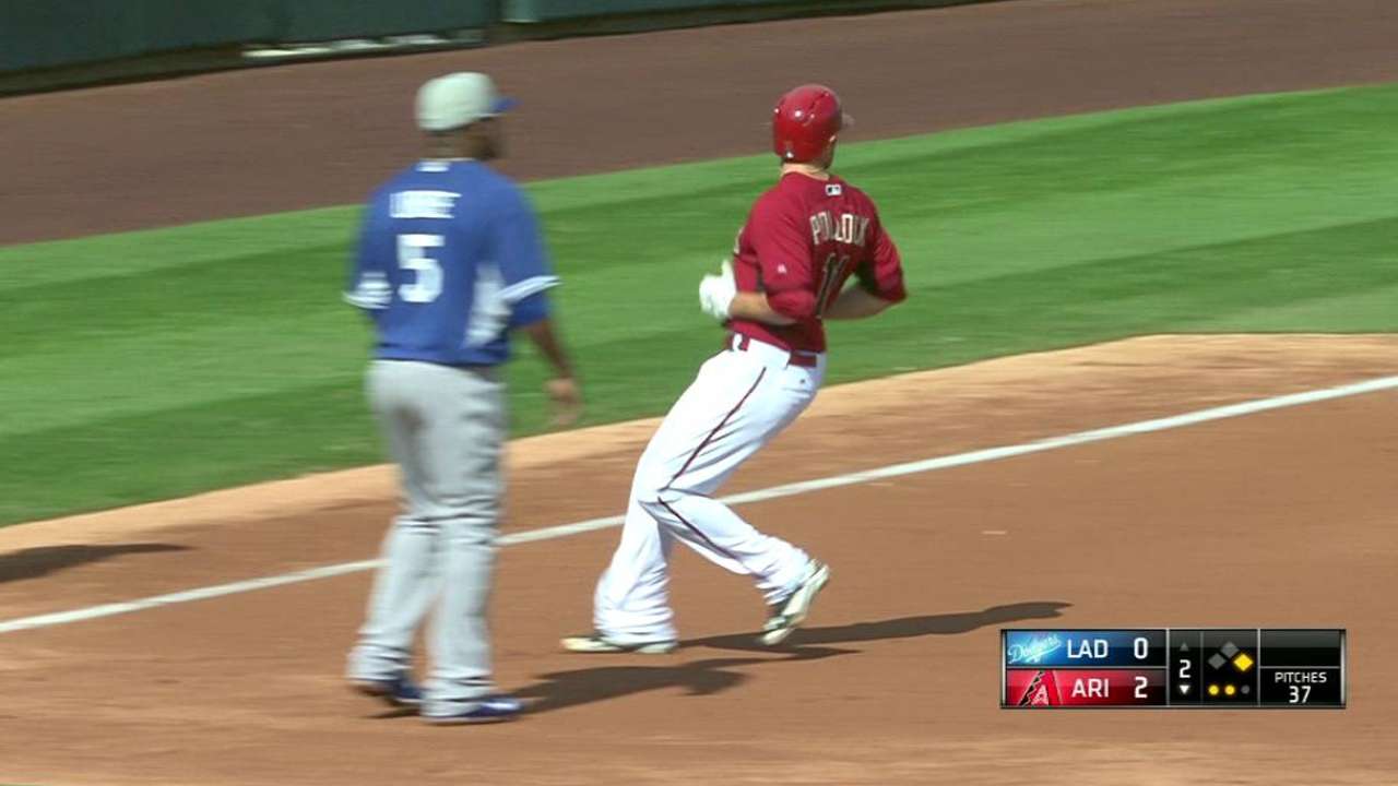 Pollock shines for D-backs in spring opener