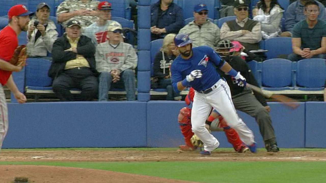 Bautista leads Blue Jays' offensive outburst