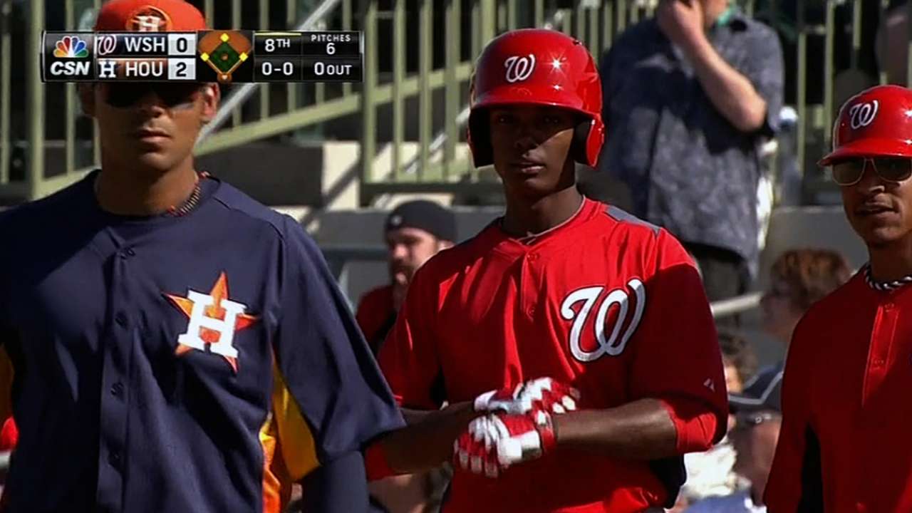 Nats prospect Taylor has three-homer game