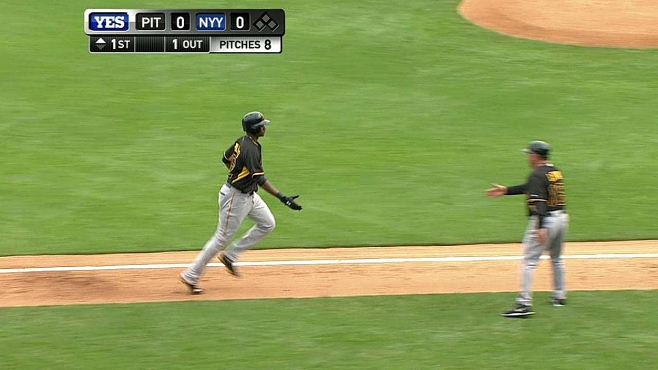 Polanco shows some power after adding weight