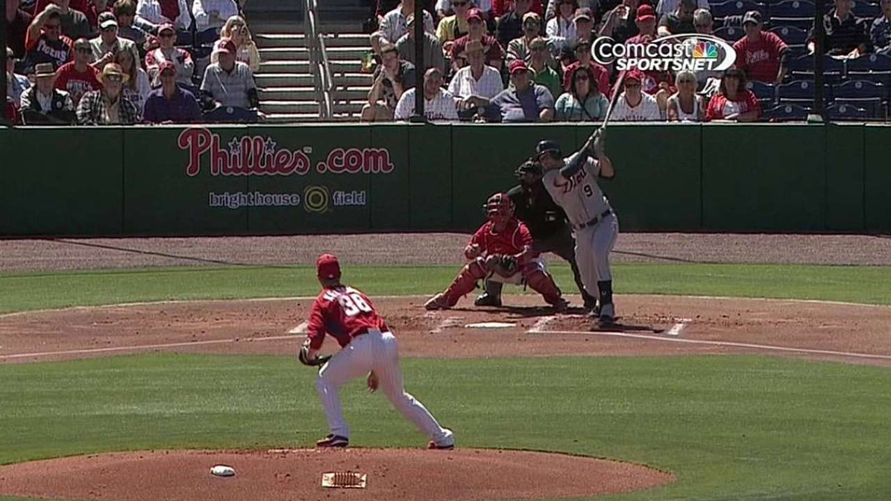Castellanos has big day as Tigers fall to Phillies