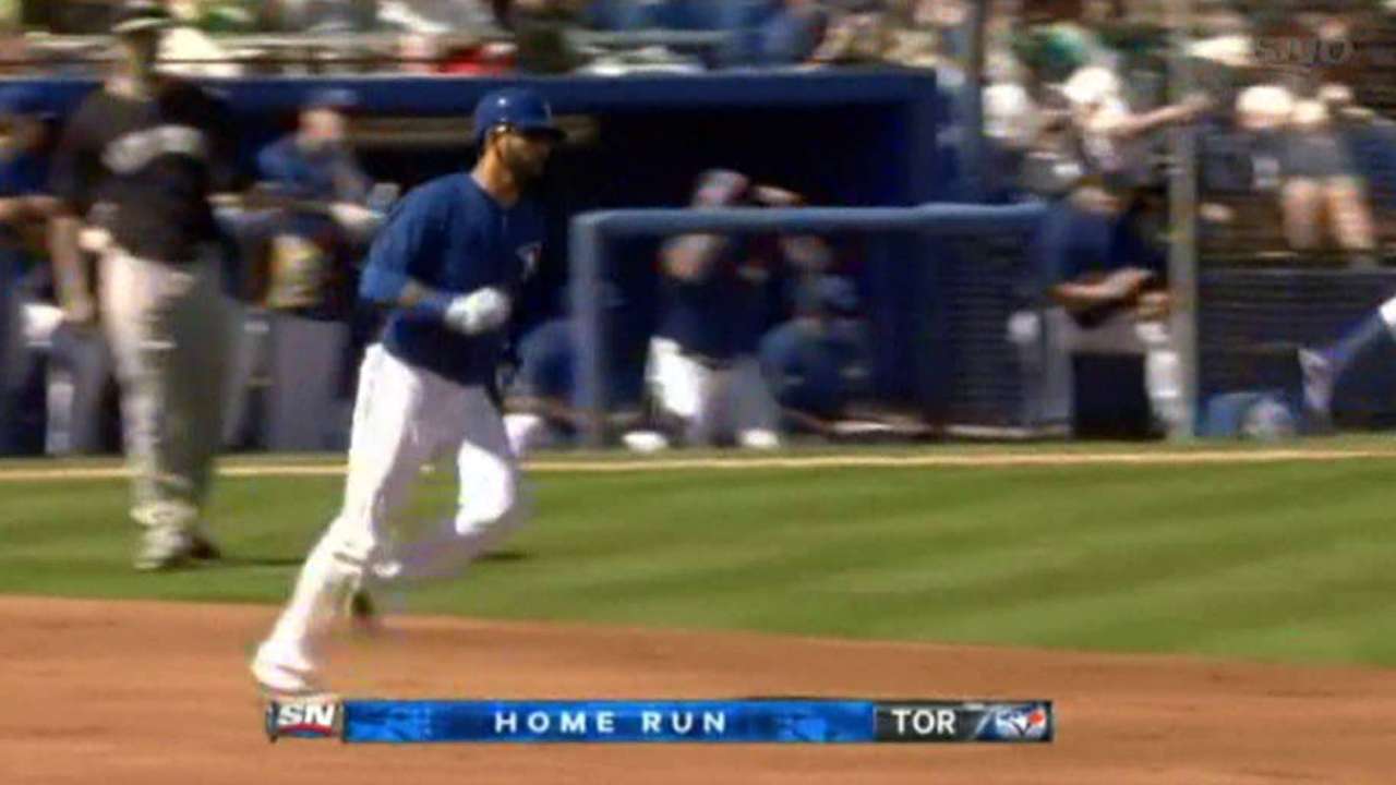 Bautista crushes second homer of spring