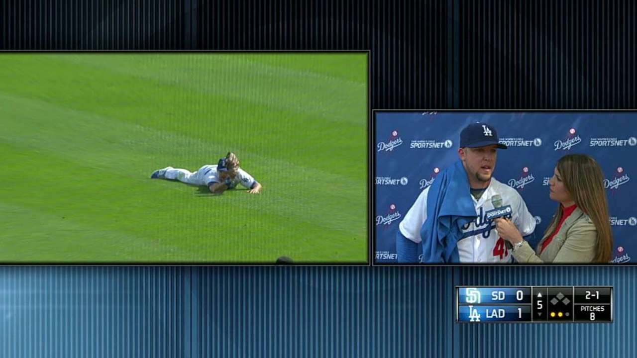 Ethier credits AFL for ascent with Dodgers