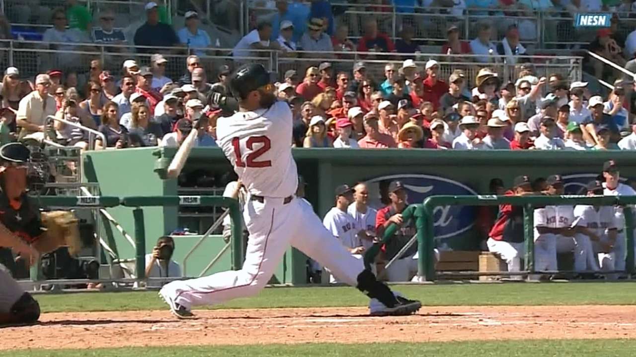 Napoli connects, Doubront sharp in spring debut