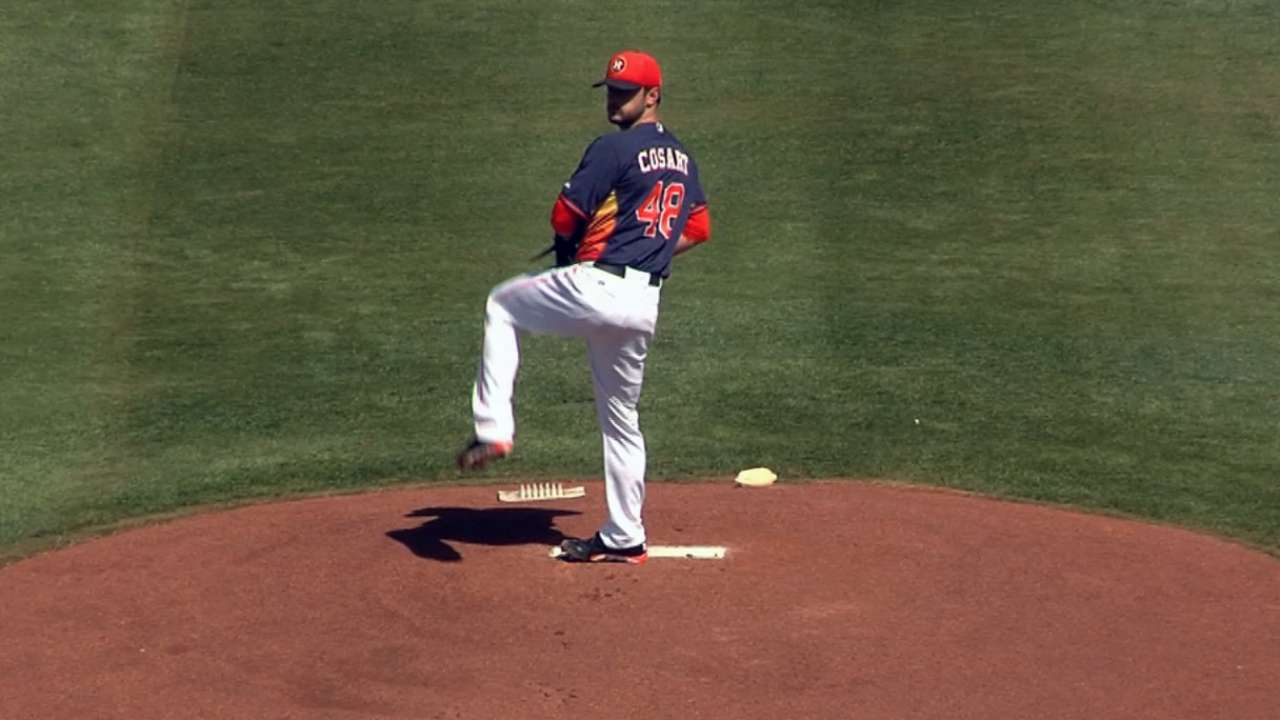 Cosart motivated to improve on rookie numbers