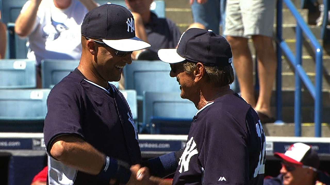 When legends collide: Namath, Jeter meet
