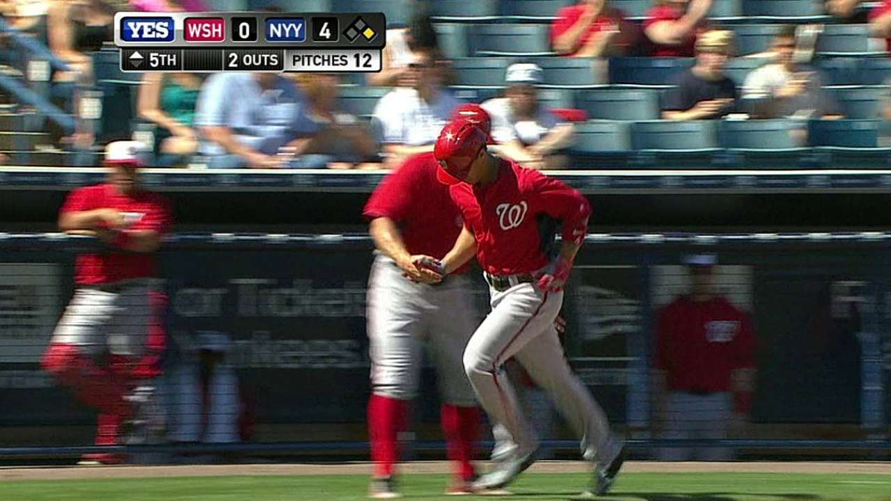 Walters connects on first homer of the spring