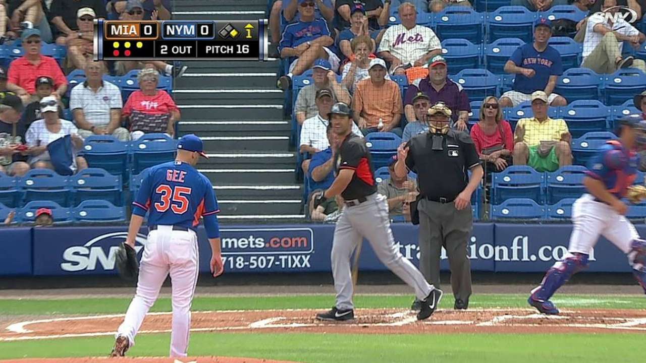 Gee allows just one run to rival Marlins