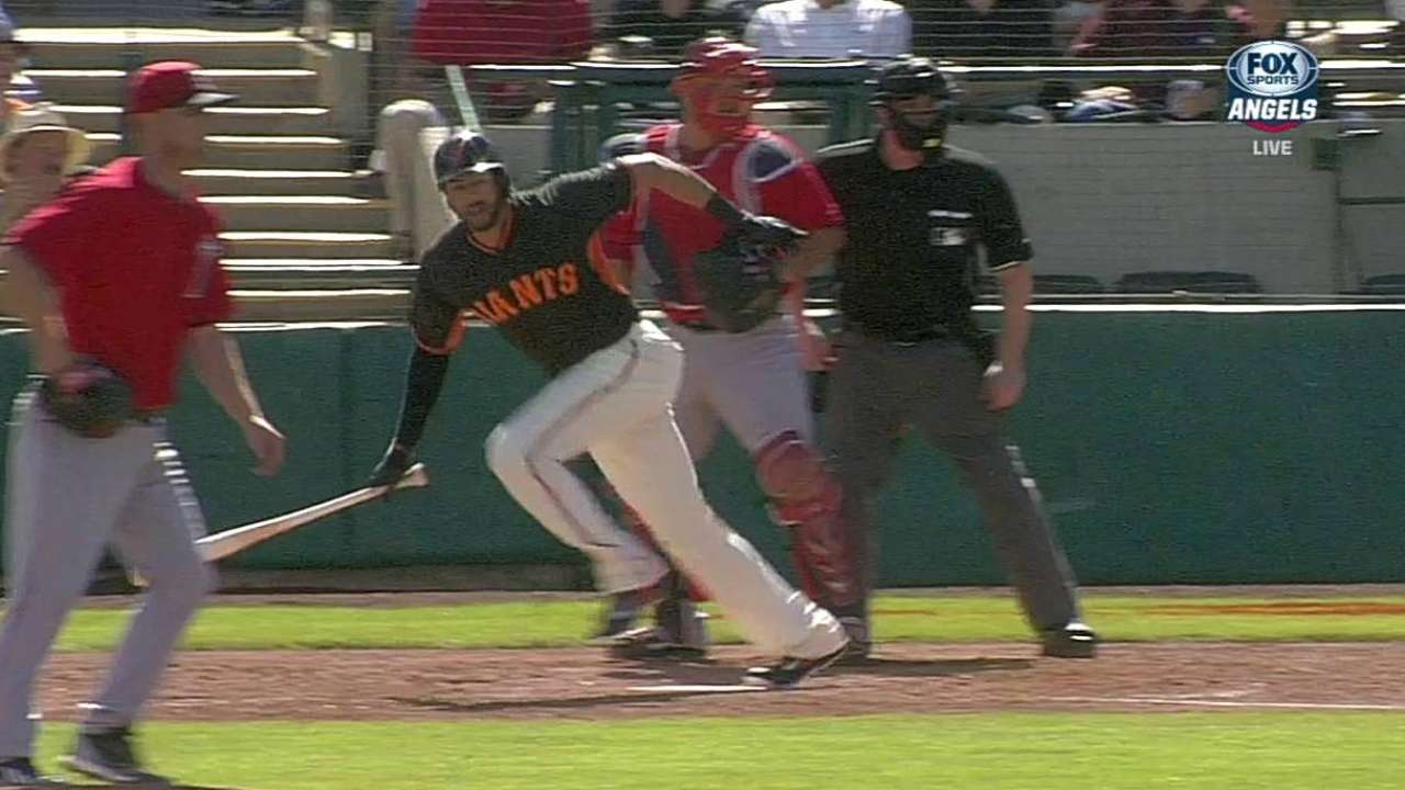 Despite low average, Morse feels fine at plate