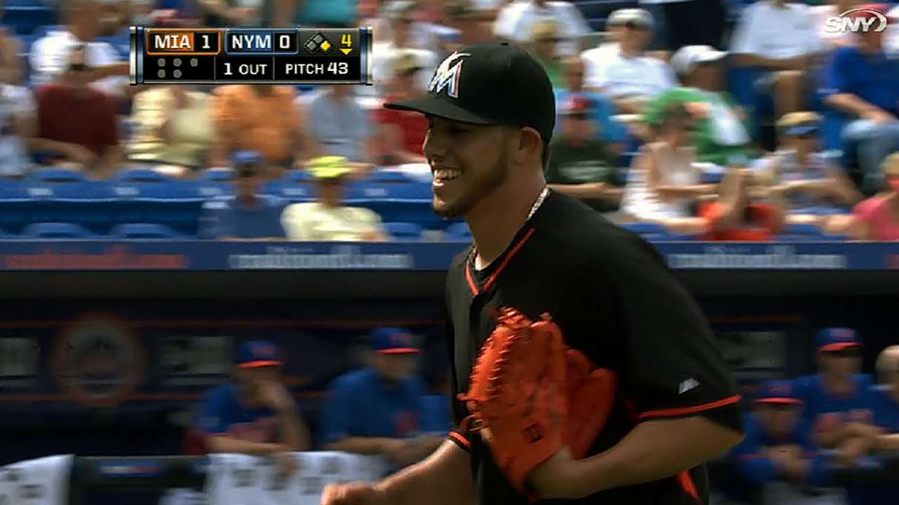Fernandez brilliant in win over Mets