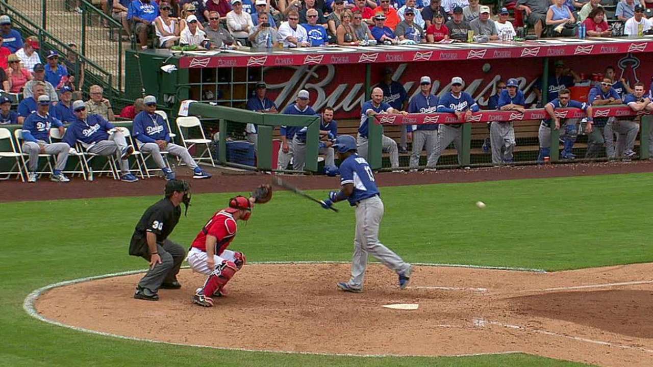 Hanley hit by pitch, exits as precautionary measure