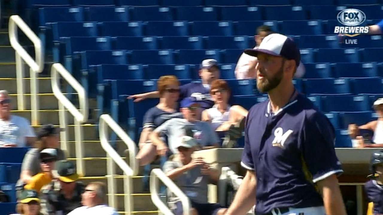 Brewers' Morris grinding through another slow start