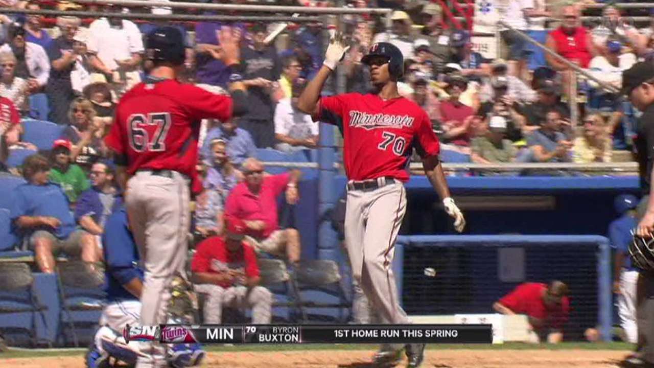 Twins being cautious with top prospect Buxton