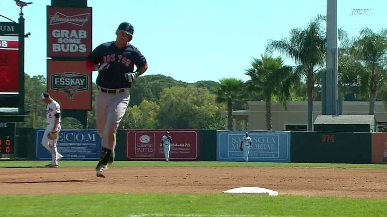 Middlebrooks, Brentz go deep in first split-squad game