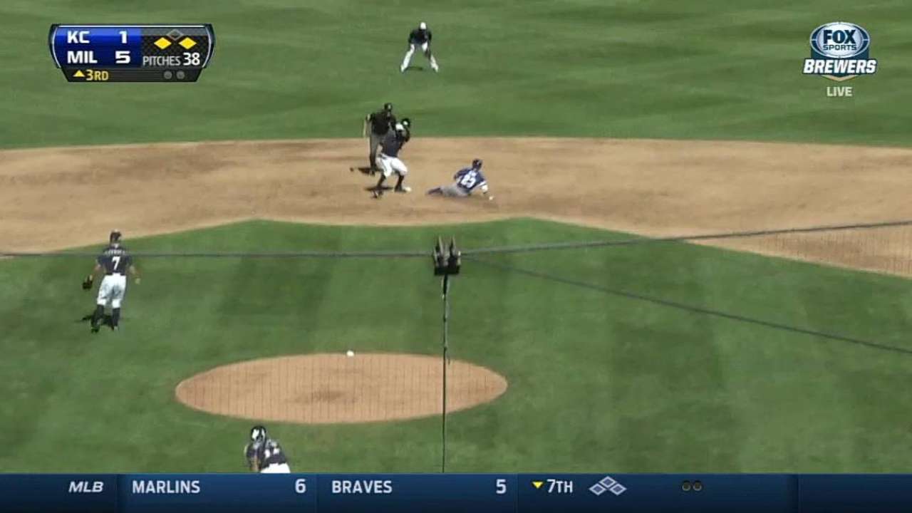 Aoki highlights Royals' offense vs. old team