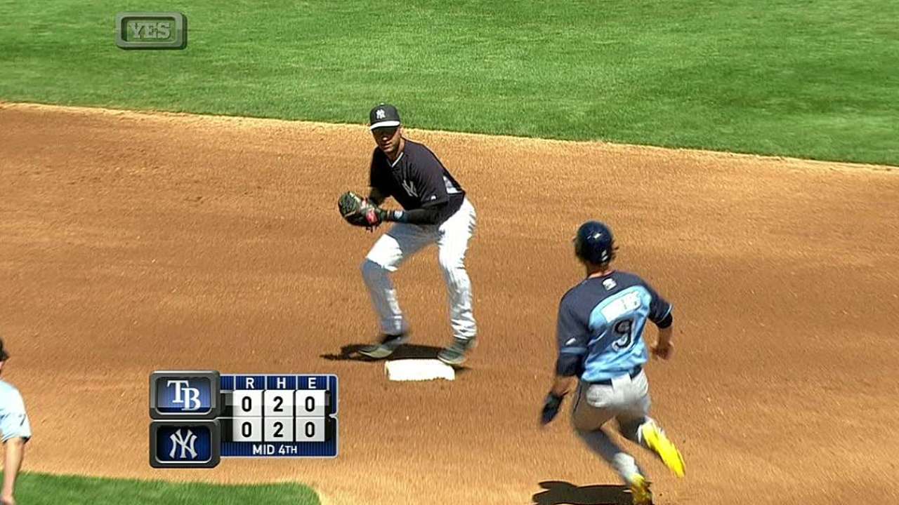 Versatile Johnson gets work in at first base