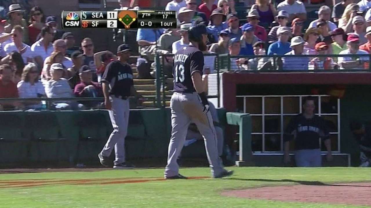 Peterson's RBI infield single