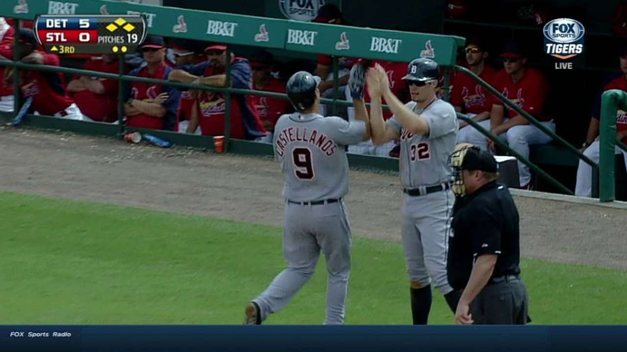 Tigers prospect Moya making spring statement