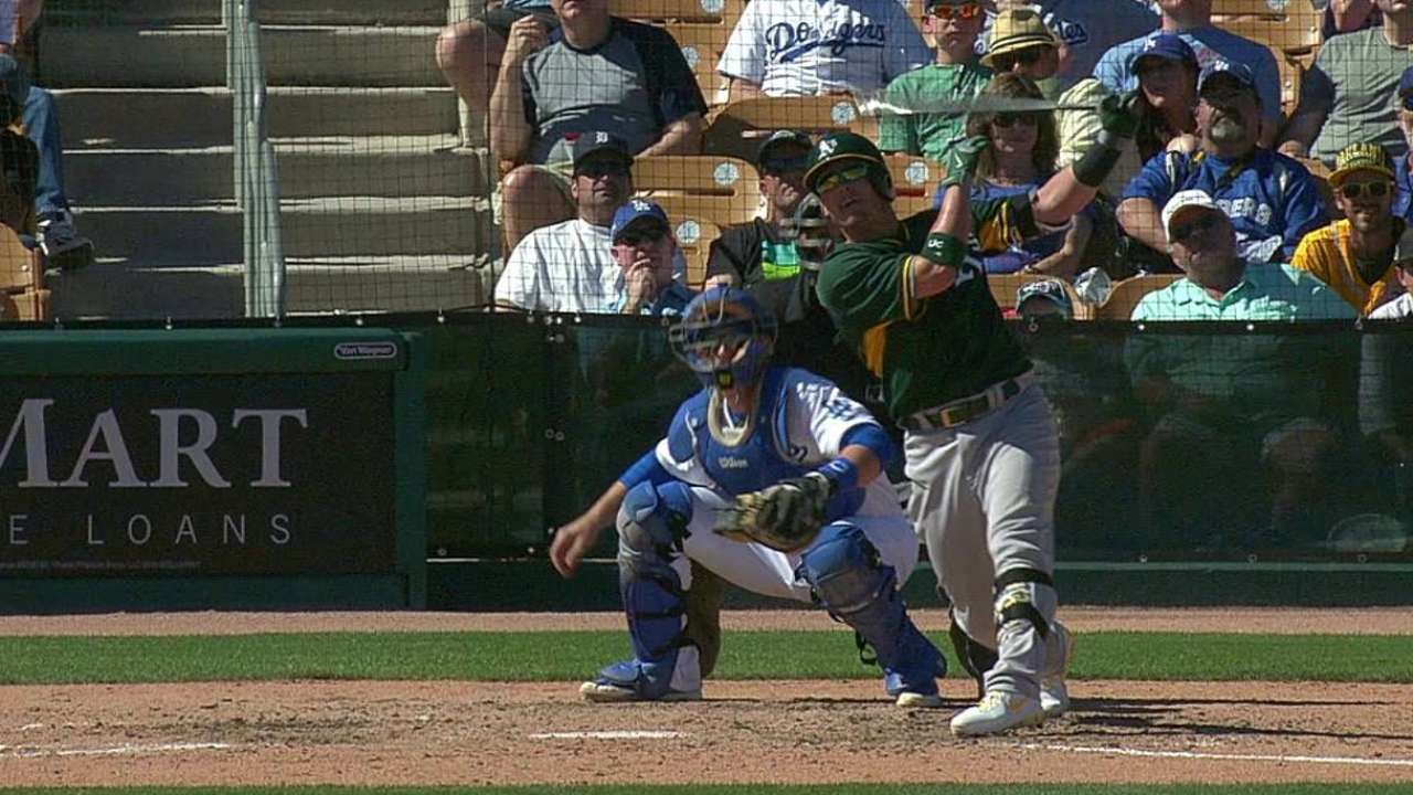 Donaldson remolca 2 en empate de Atléticos y Dodgers