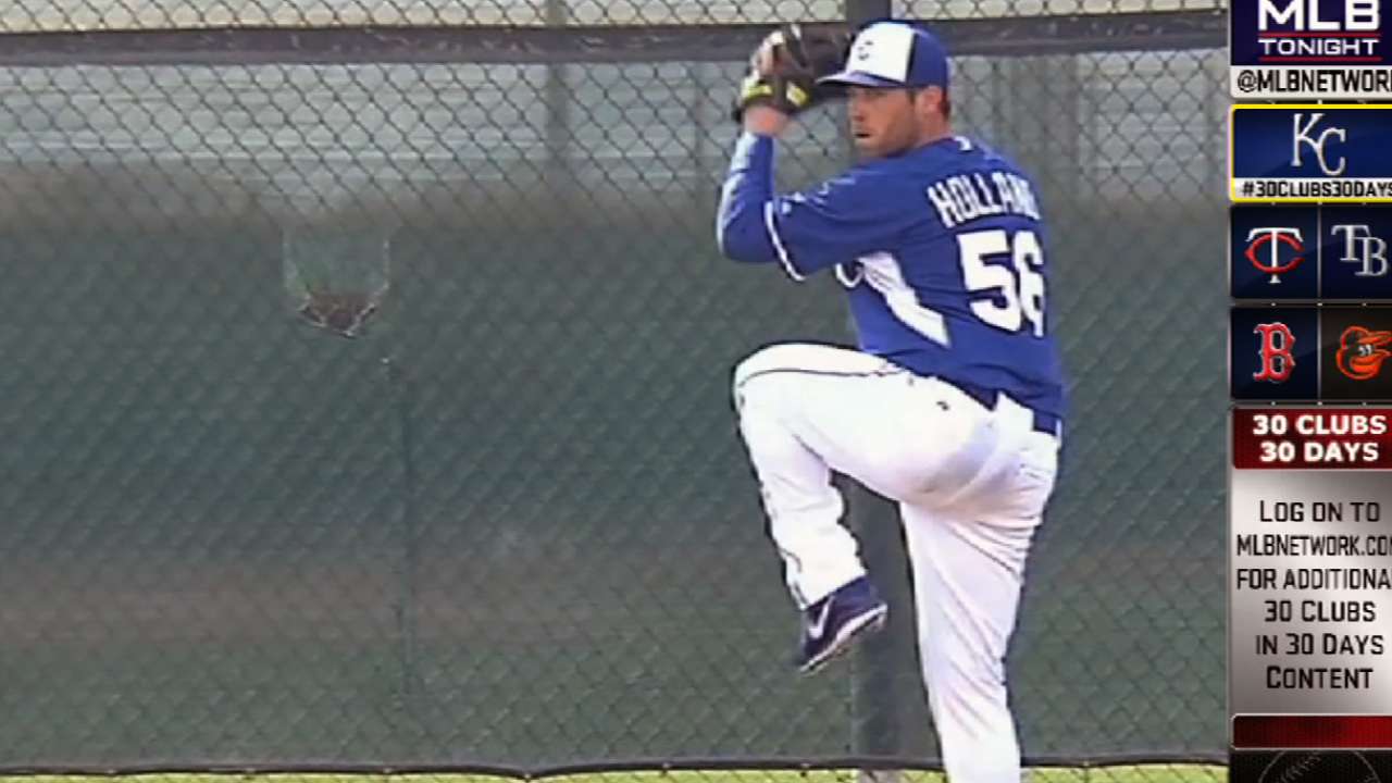 Royals bullpen takes shape behind closer Holland