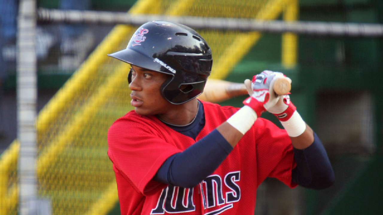 Polanco gets taste of bigs with Santana sidelined