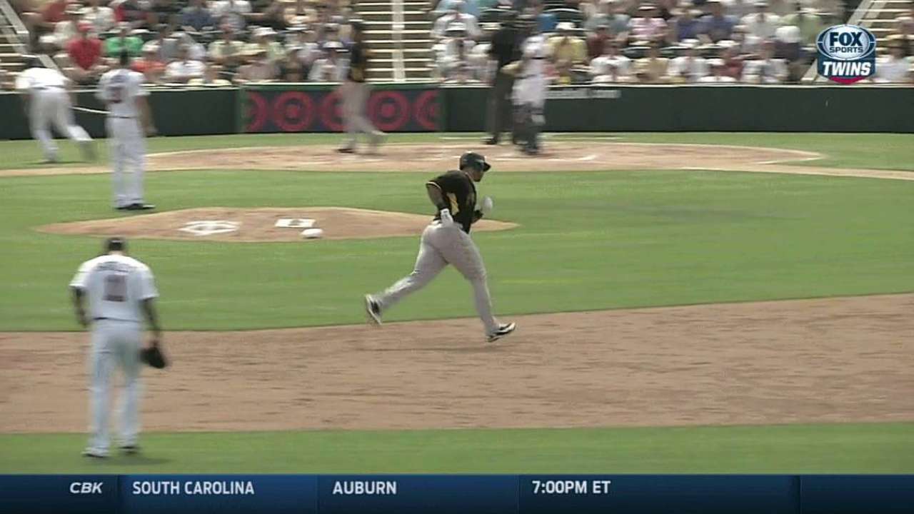 After missing final spring games, Alvarez at cleanup