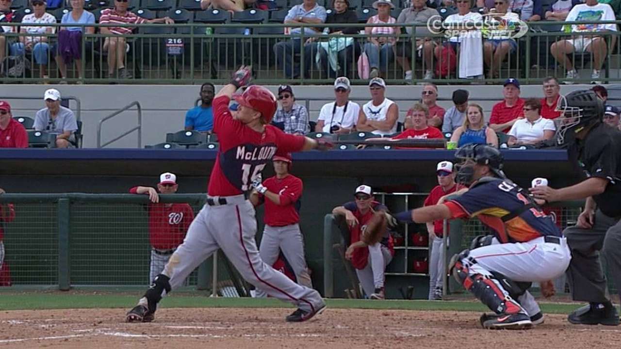 McLouth prepares for however Nats need him