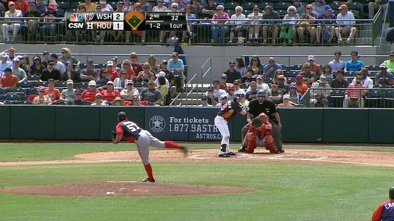 Hopeful Roark shows efficiency in Minors game
