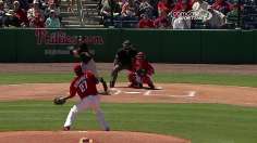 Hernandez nearly perfect as Phillies top Yankees
