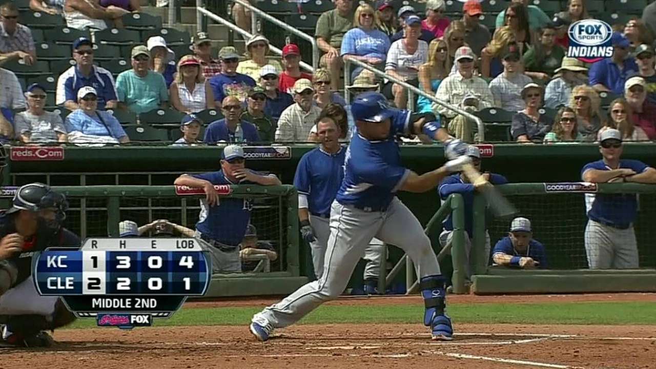 Tribe's fast start buoys McAllister in win over Royals