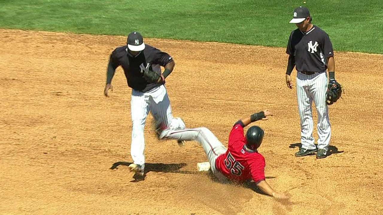 Phelps' quest for fifth spot continues in loss to Twins