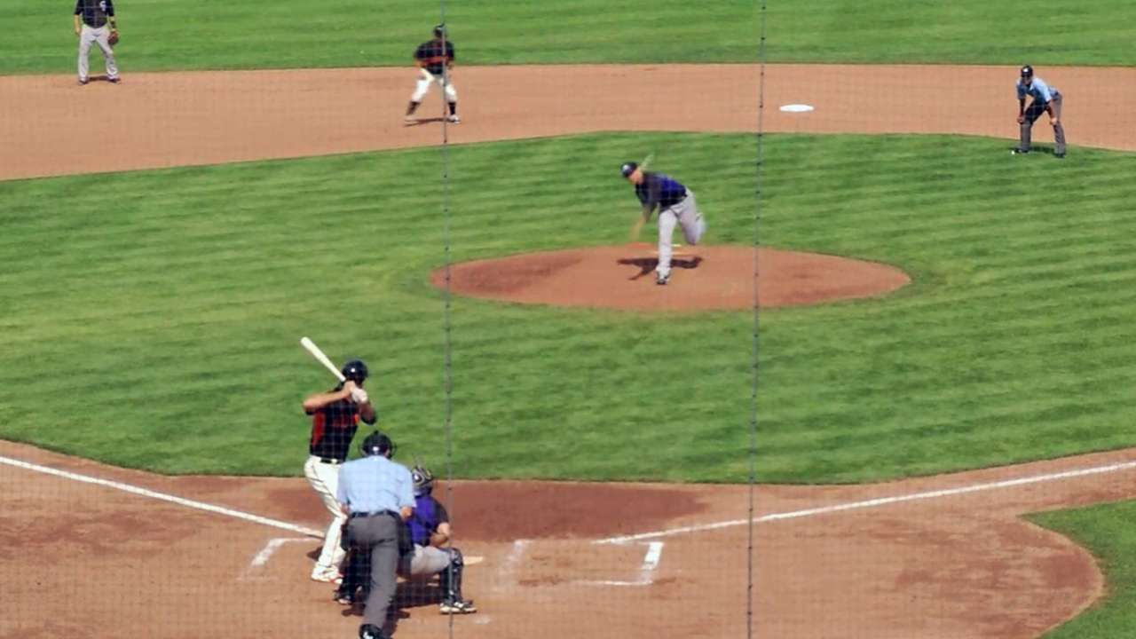 Wood work: Pitchers target batting skills in camp