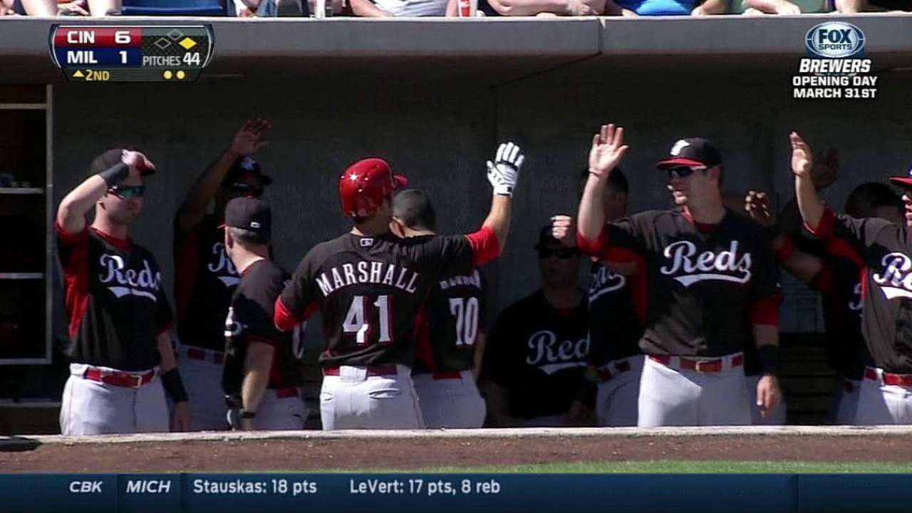 Price gets look at Frazier playing shortstop in game