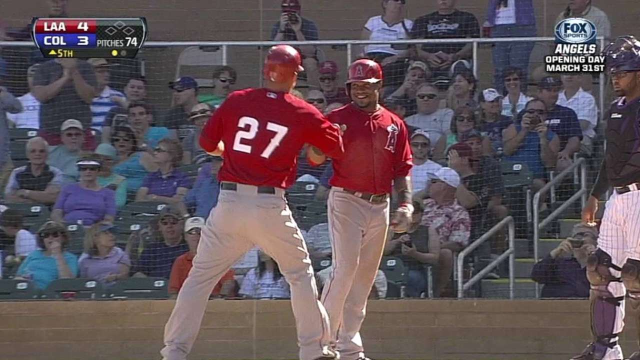 Angels finally get to debut everyday lineup