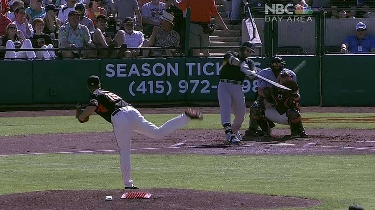 A's make difficult decisions in setting roster