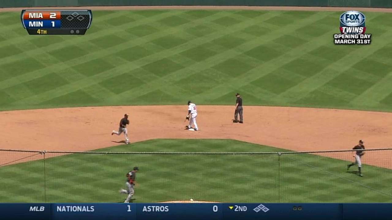 Despite down spring, hopes high for Ozuna