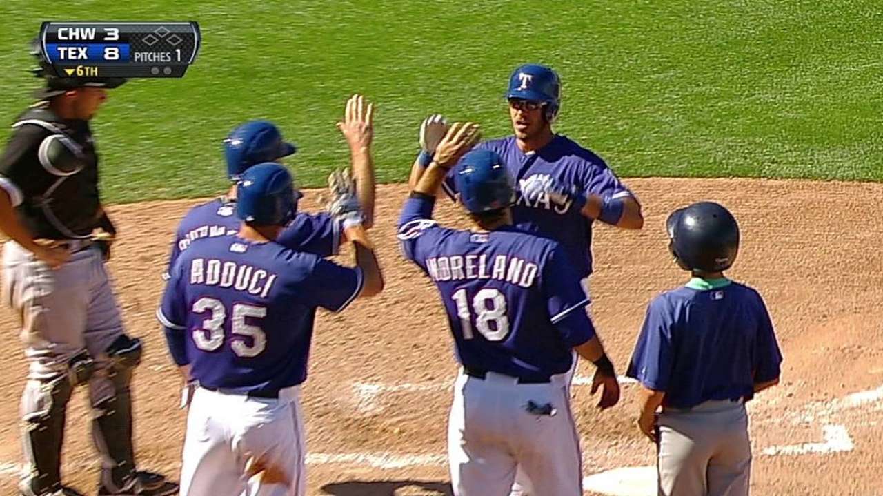 Darvish not as sharp in Rangers' win over White Sox