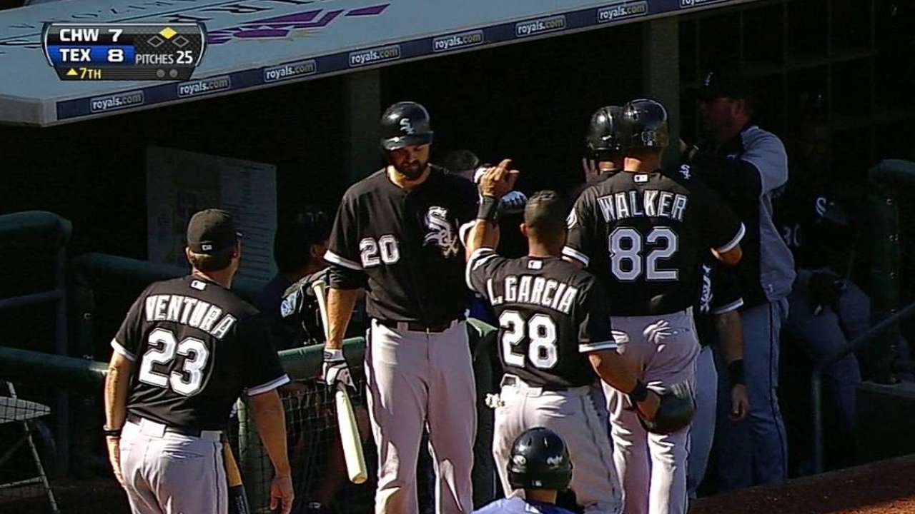 Danks has spring scoreless streak come to an end