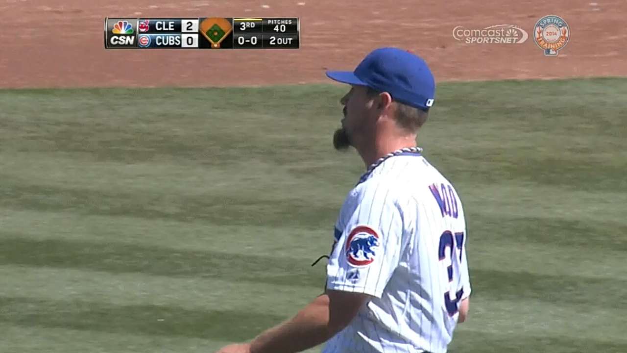 Wood dominates after slow start vs. Tribe