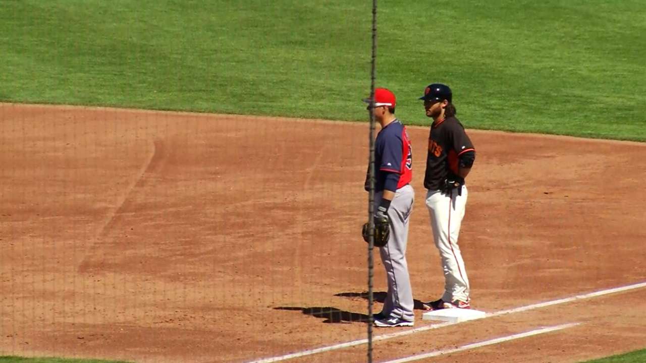 Hudson throws 100 pitches in loss to Indians