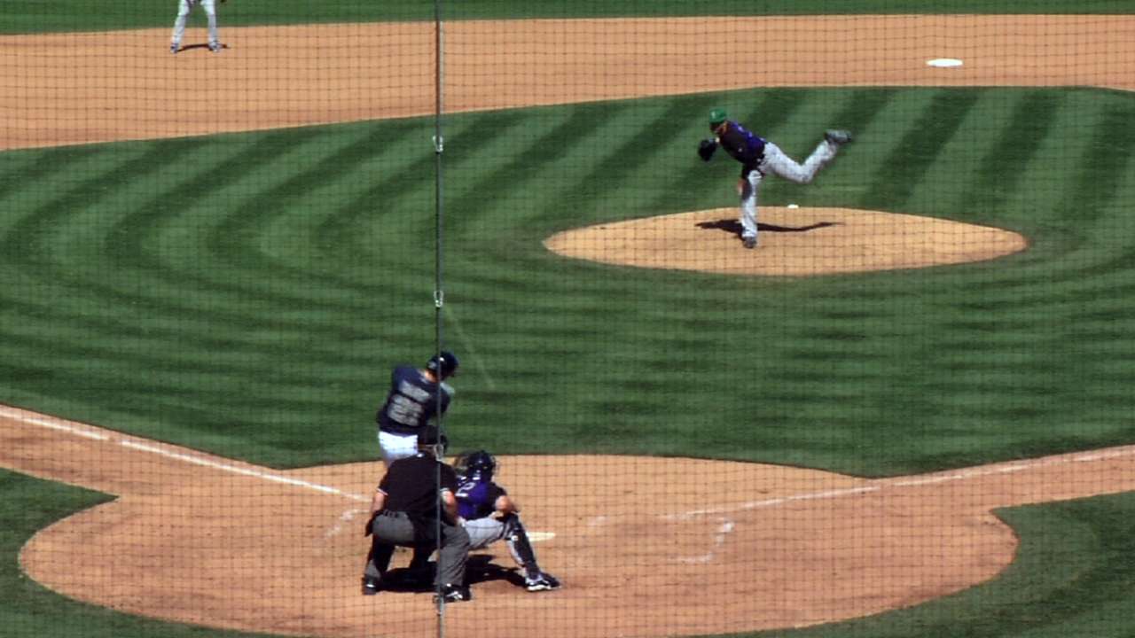 Nady homers, Ross off his game vs. Rockies
