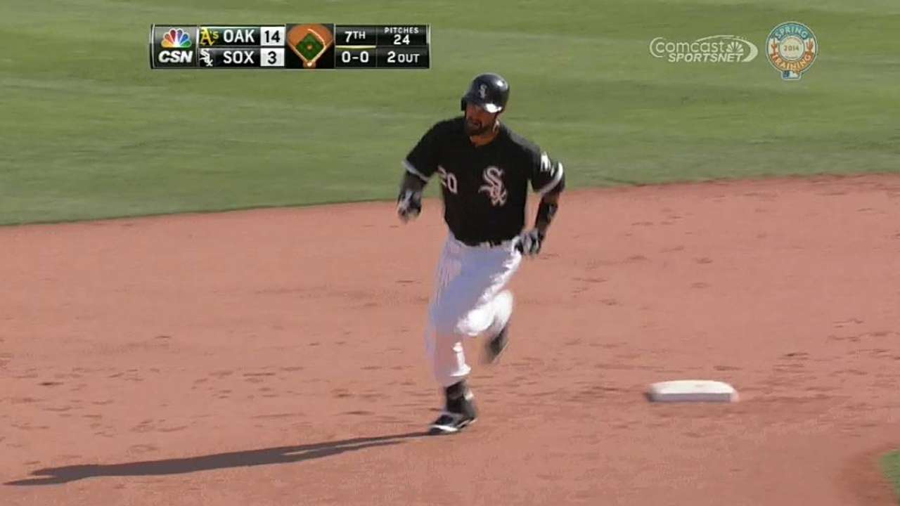 Quintana gives up nine runs; Sox hit four homers