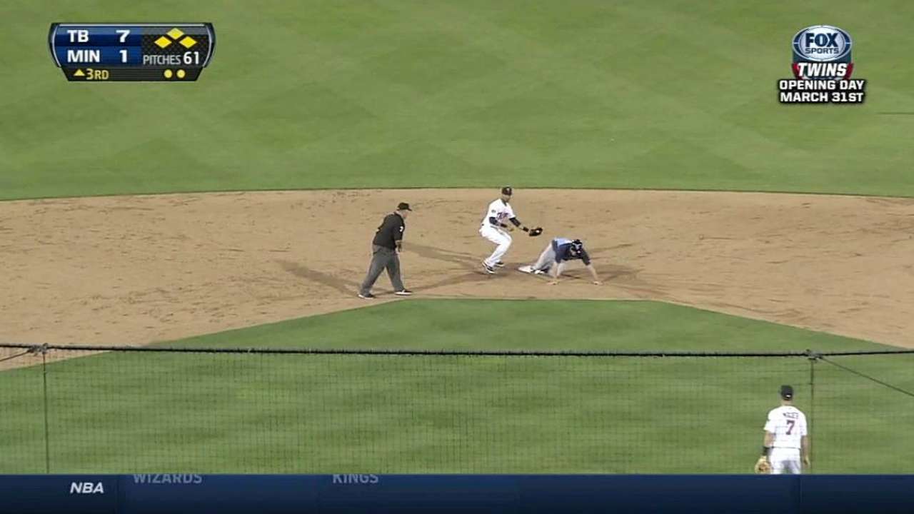 Rays atacan a Worley y vencen a los Mellizos