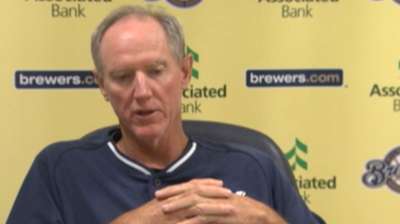 Brewers' bench plan coming into focus