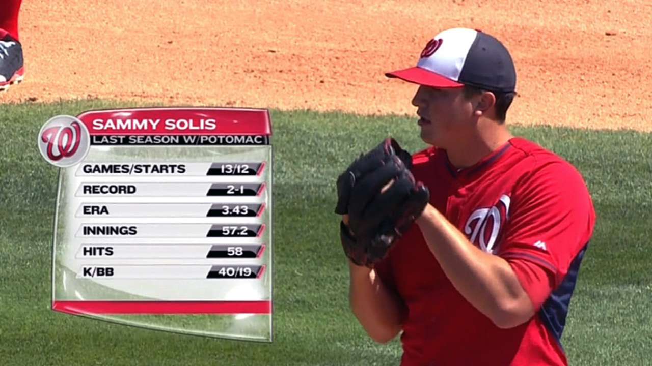 Solis' two shutout frames