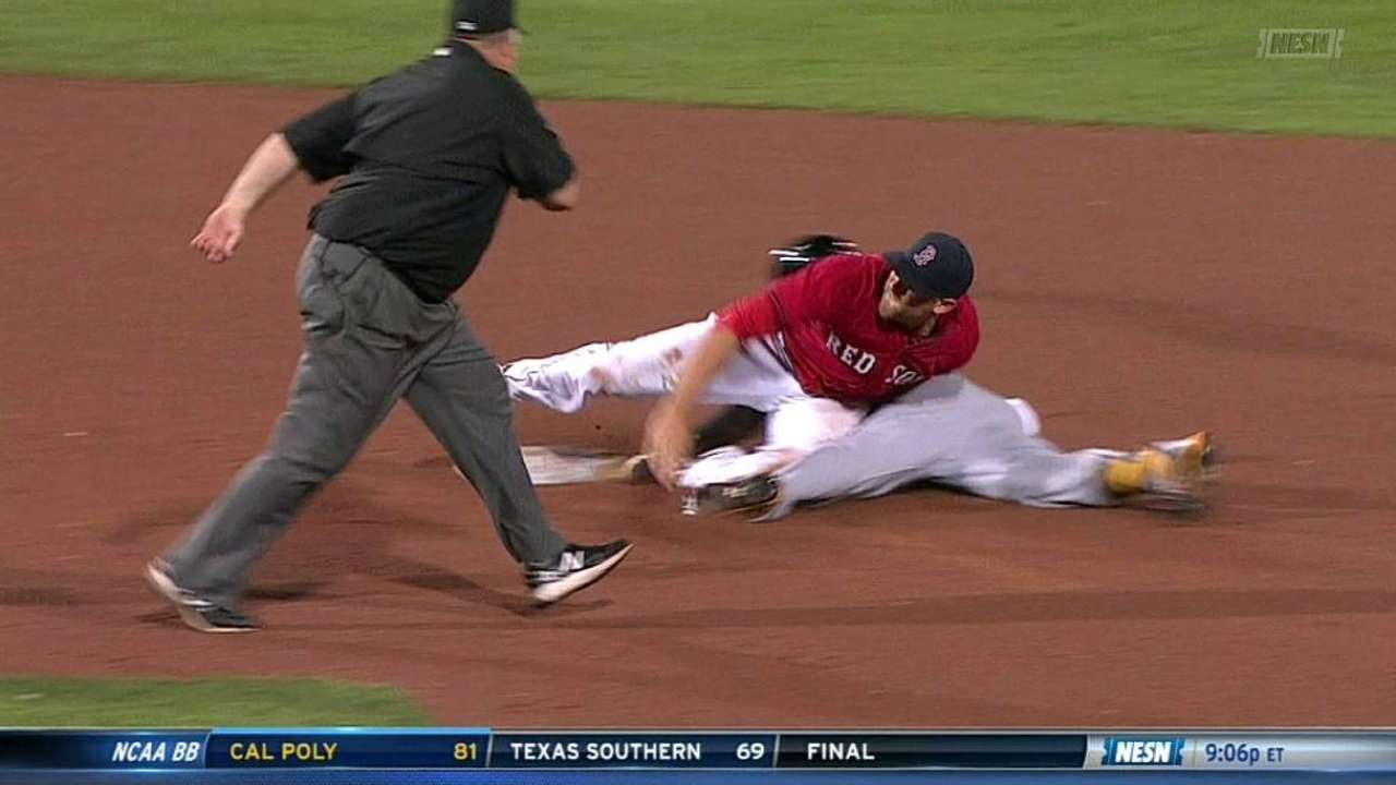 Hurdle uses first challenge vs. Red Sox