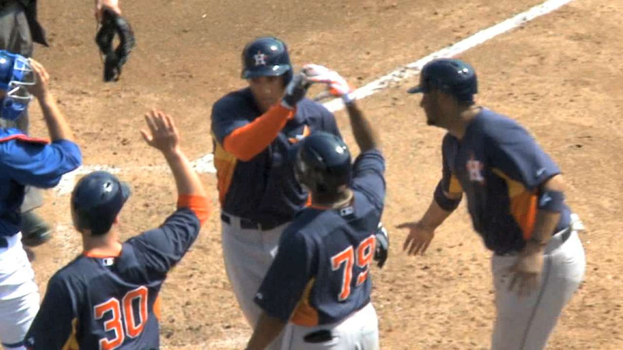 Astros cut six prized prospects from spring roster