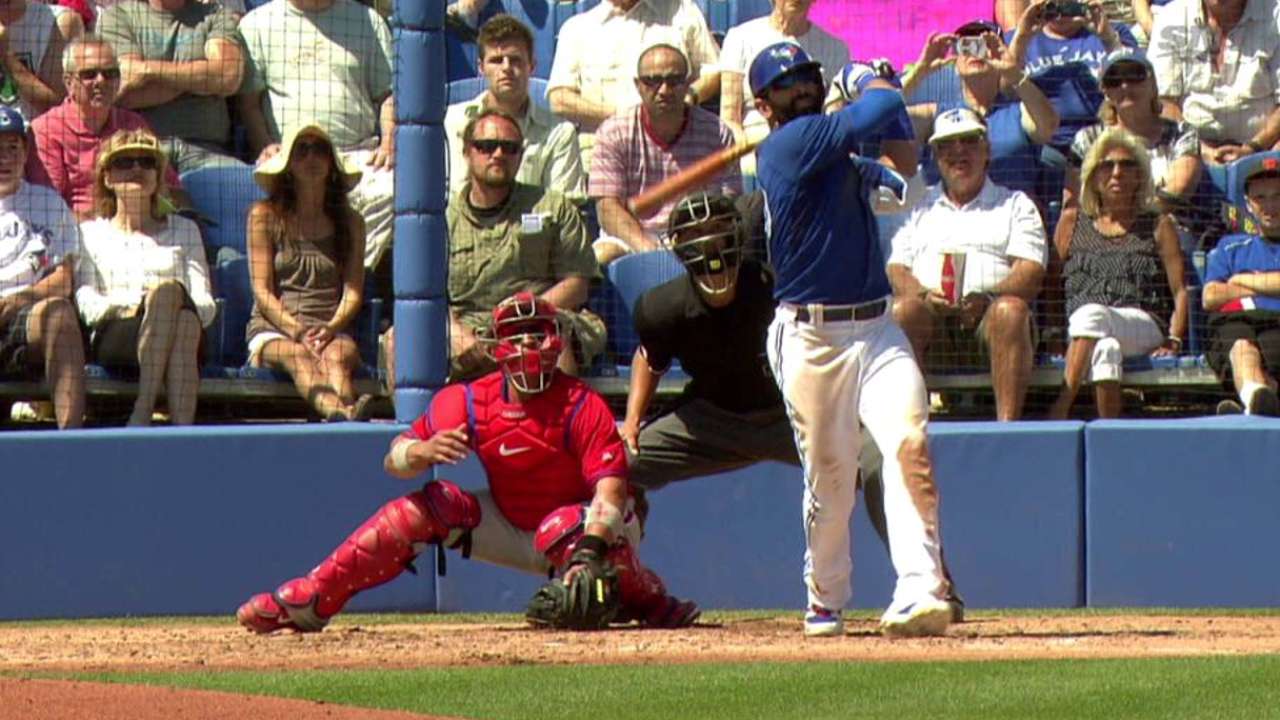 Bautista belts pair of homers in win over Phillies