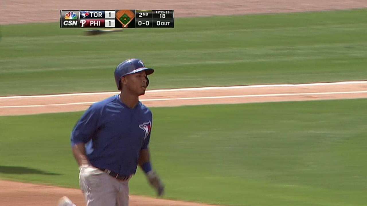 Blue Jays don't mind not relying on speed