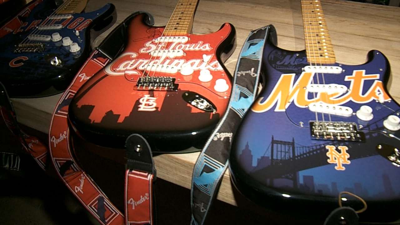 Fender, MLB link up for team-themed Stratocasters
